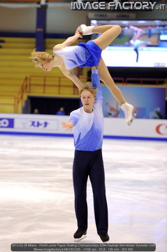 2013-02-28 Milano - World Junior Figure Skating Championships 0394 Hayleigh Bell-Alistair Sylvester CAN